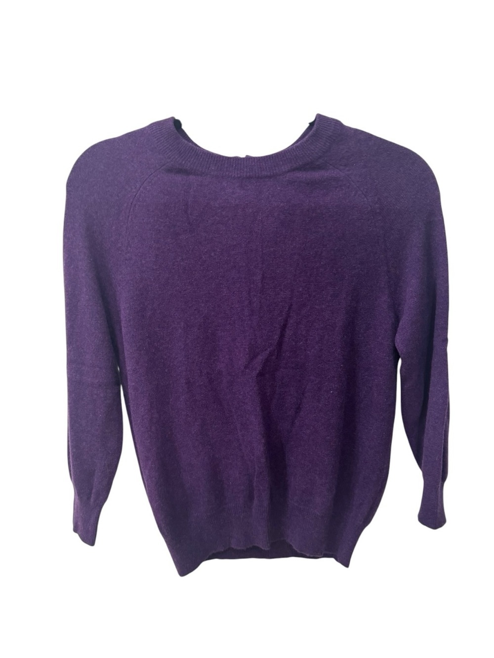 Maggie by magaschoni cashmere knit purple sweater women size M